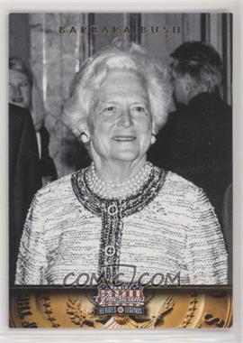 2012 Panini Americana Heroes & Legends - [Base] #56 - Barbara Bush [Noted]