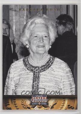 2012 Panini Americana Heroes & Legends - [Base] #56 - Barbara Bush