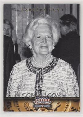 2012 Panini Americana Heroes & Legends - [Base] #56 - Barbara Bush