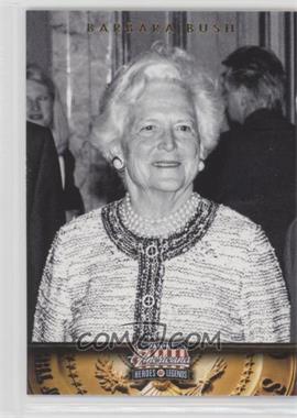 2012 Panini Americana Heroes & Legends - [Base] #56 - Barbara Bush