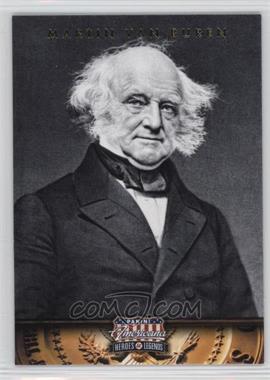 2012 Panini Americana Heroes & Legends - [Base] #8 - Martin Van Buren