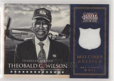 2012 Panini Americana Heroes & Legends - Military Elite - Materials #10 - Theobald G. Wilson /299