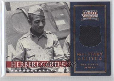 2012 Panini Americana Heroes & Legends - Military Elite - Materials #5 - Herbert Carter /299