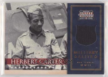 2012 Panini Americana Heroes & Legends - Military Elite - Materials #5 - Herbert Carter /299