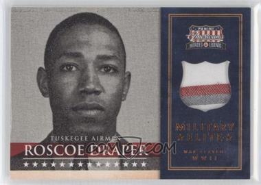 2012 Panini Americana Heroes & Legends - Military Elite - Materials #8 - Roscoe Draper /299