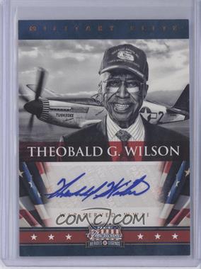 2012 Panini Americana Heroes & Legends - Military Elite - Signatures #10 - Theobald G. Wilson /99