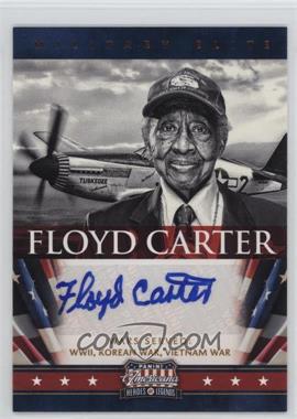 2012 Panini Americana Heroes & Legends - Military Elite - Signatures #4 - Floyd Carter /99