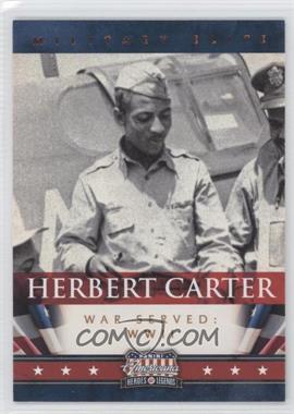 2012 Panini Americana Heroes & Legends - Military Elite #5 - Herbert Carter