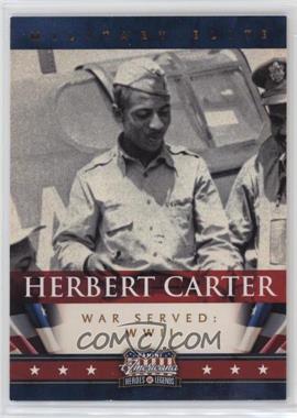 2012 Panini Americana Heroes & Legends - Military Elite #5 - Herbert Carter