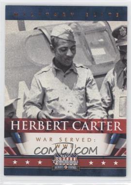 2012 Panini Americana Heroes & Legends - Military Elite #5 - Herbert Carter