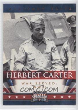 2012 Panini Americana Heroes & Legends - Military Elite #5 - Herbert Carter