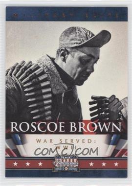 2012 Panini Americana Heroes & Legends - Military Elite #7 - Roscoe Brown