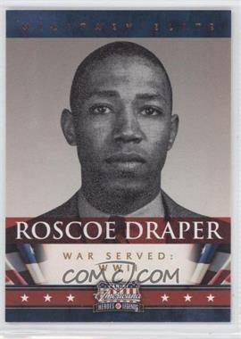 2012 Panini Americana Heroes & Legends - Military Elite #8 - Roscoe Draper