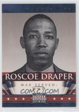 2012 Panini Americana Heroes & Legends - Military Elite #8 - Roscoe Draper