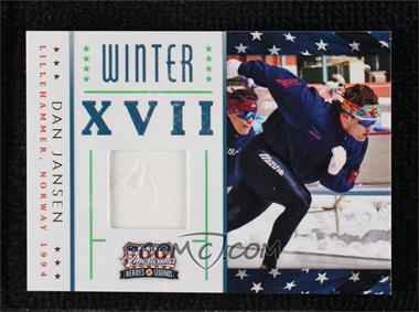 2012 Panini Americana Heroes & Legends - Summer/Winter Games - Materials #10 - Dan Jansen /499