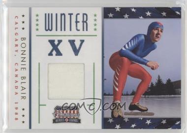 2012 Panini Americana Heroes & Legends - Summer/Winter Games - Materials #4 - Bonnie Blair /207