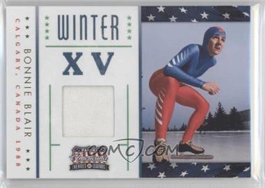 2012 Panini Americana Heroes & Legends - Summer/Winter Games - Materials #4 - Bonnie Blair /207