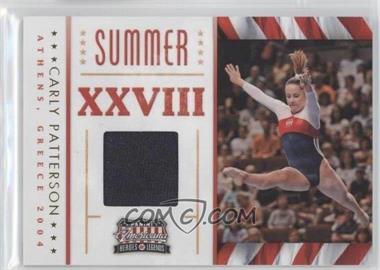 2012 Panini Americana Heroes & Legends - Summer/Winter Games - Materials #7 - Carly Patterson /306