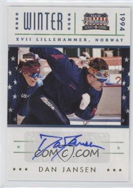 2012 Panini Americana Heroes & Legends - Summer/Winter Games - Signatures #10 - Dan Jansen /99