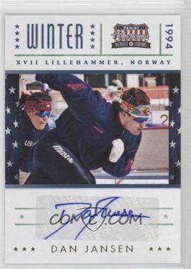 2012 Panini Americana Heroes & Legends - Summer/Winter Games - Signatures #10 - Dan Jansen /99