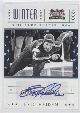 2012 Panini Americana Heroes & Legends - Summer/Winter Games - Signatures #12 - Eric Heiden /99