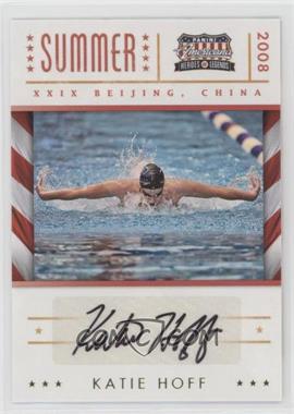 2012 Panini Americana Heroes & Legends - Summer/Winter Games - Signatures #19 - Katie Hoff /99