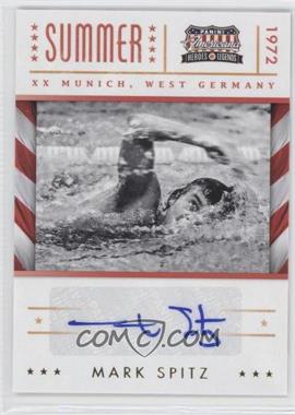 2012 Panini Americana Heroes & Legends - Summer/Winter Games - Signatures #24 - Mark Spitz /99