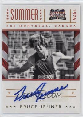 2012 Panini Americana Heroes & Legends - Summer/Winter Games - Signatures #6 - Bruce Jenner /99