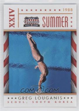 2012 Panini Americana Heroes & Legends - Summer/Winter Games #16 - Greg Louganis