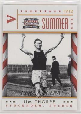 2012 Panini Americana Heroes & Legends - Summer/Winter Games #18 - Jim Thorpe