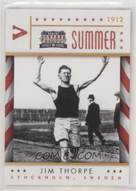 2012 Panini Americana Heroes & Legends - Summer/Winter Games #18 - Jim Thorpe