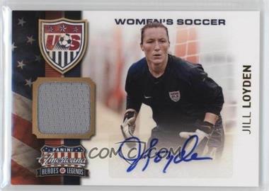 2012 Panini Americana Heroes & Legends - US Women's Soccer Team - Materials Signatures #12 - Jill Loyden /59