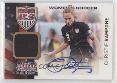 2012 Panini Americana Heroes & Legends - US Women's Soccer Team - Materials Signatures #8 - Christie Rampone /59