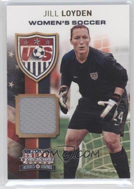 2012 Panini Americana Heroes & Legends - US Women's Soccer Team - Materials #12 - Jill Loyden /299