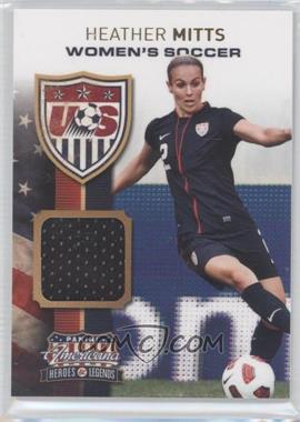 2012 Panini Americana Heroes & Legends - US Women's Soccer Team - Materials #9 - Heather Mitts /199