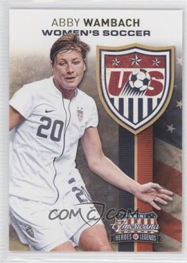 2012 Panini Americana Heroes & Legends - US Women's Soccer Team #1 - Abby Wambach