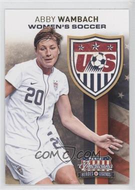 2012 Panini Americana Heroes & Legends - US Women's Soccer Team #1 - Abby Wambach