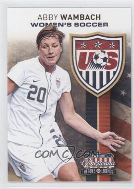 2012 Panini Americana Heroes & Legends - US Women's Soccer Team #1 - Abby Wambach