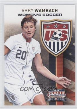 2012 Panini Americana Heroes & Legends - US Women's Soccer Team #1 - Abby Wambach