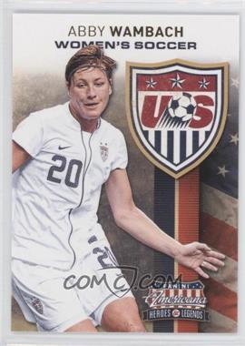 2012 Panini Americana Heroes & Legends - US Women's Soccer Team #1 - Abby Wambach