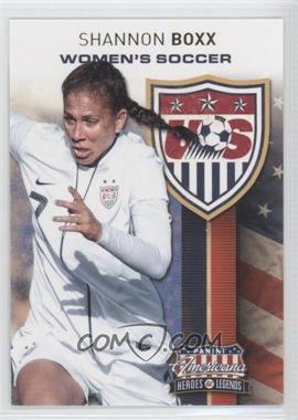 2012 Panini Americana Heroes & Legends - US Women's Soccer Team #19 - Shannon Boxx