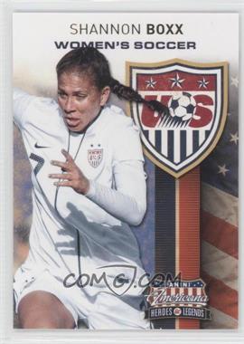 2012 Panini Americana Heroes & Legends - US Women's Soccer Team #19 - Shannon Boxx