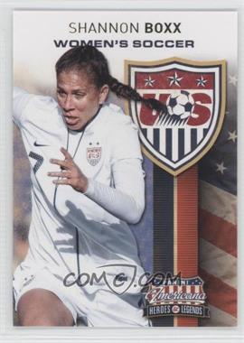 2012 Panini Americana Heroes & Legends - US Women's Soccer Team #19 - Shannon Boxx