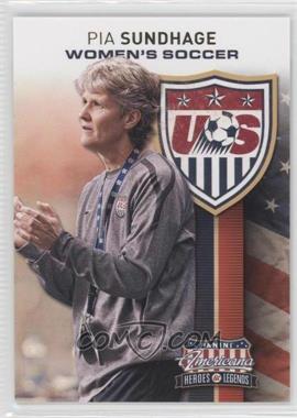 2012 Panini Americana Heroes & Legends - US Women's Soccer Team #3 - Pia Sundhage