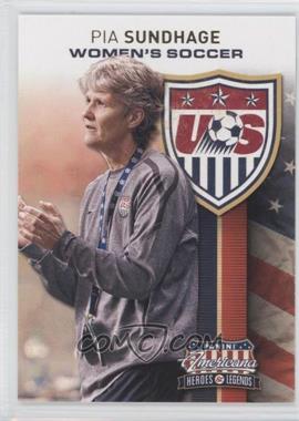 2012 Panini Americana Heroes & Legends - US Women's Soccer Team #3 - Pia Sundhage