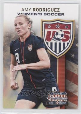 2012 Panini Americana Heroes & Legends - US Women's Soccer Team #5 - Amy Rodriguez