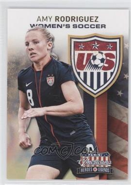 2012 Panini Americana Heroes & Legends - US Women's Soccer Team #5 - Amy Rodriguez