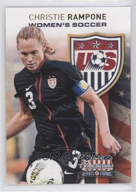 2012 Panini Americana Heroes & Legends - US Women's Soccer Team #8 - Christie Rampone