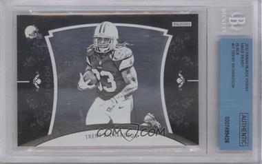 2012 Panini Black Friday - [Base] - Progressions Black #27 - Trent Richardson /5 [BGS Authentic]