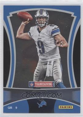 2012 Panini Black Friday - Thanksgiving Classic #1 - Matthew Stafford